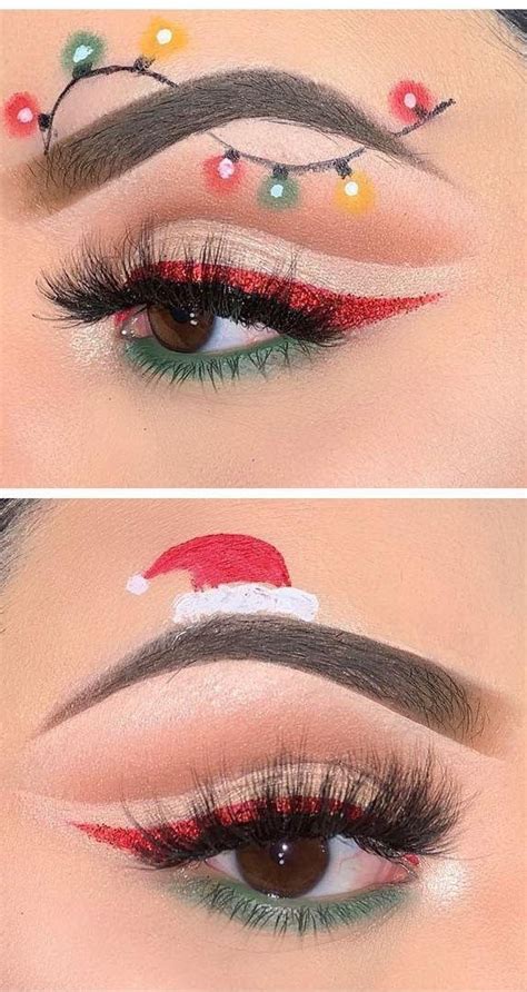 50 Festive Christmas Makeup Ideas For Beauty Lovers Christmas Eye