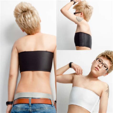 Breathable Strapless Chest Breast Binder Trans Lesbian Tombabe Cosplay New EBay