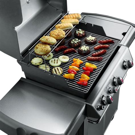 Weber Genesis S 330 Freestanding Propane Gas Grill With Sear Burner