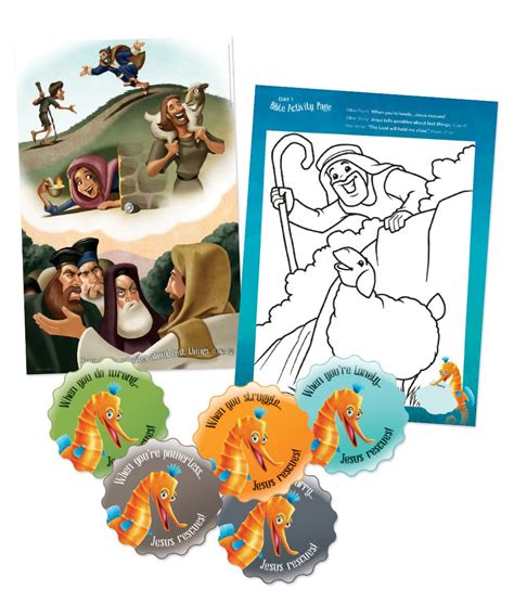 Preschool Tide Pool Bible Play Pack For 10 Kids Shipwrecked Vbs