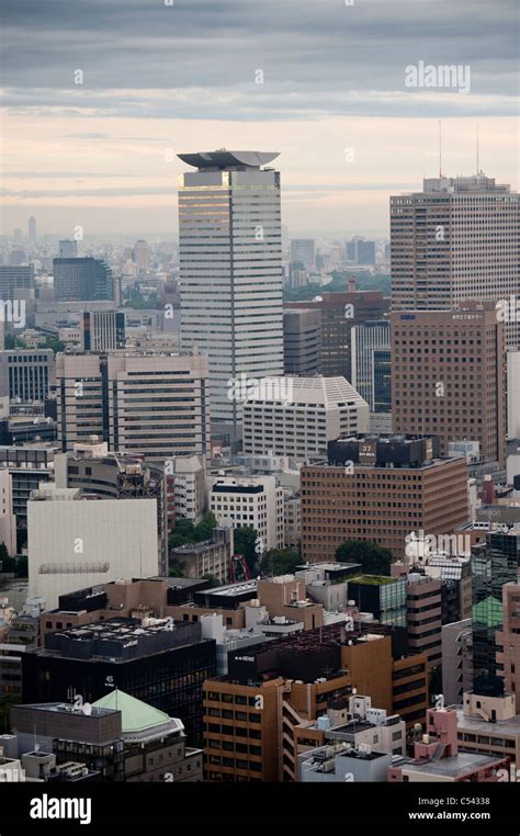 City Viewed From The Tokyo Tower Minato Ward Tokyo Japan Stock Photo