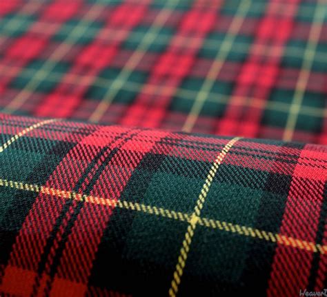 Polyviscose Tartan Fabric Cameron