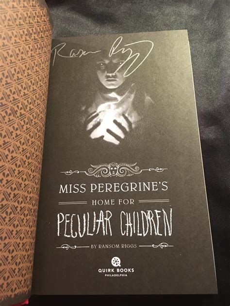 Miss Peregrines Home For Peculiar Children Miss Peregrines Peculiar