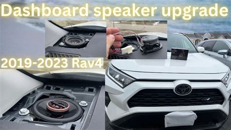 Toyota Rav4 2019 2023 Dashboard Speaker Upgrade Youtube