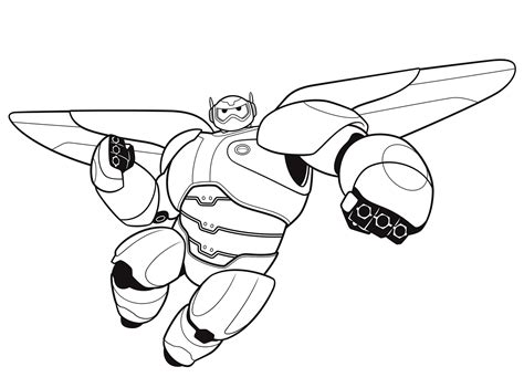 Disney Big Hero Coloring Pages Coloring Pages