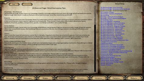 Images BannerPage Mod For Mount Blade Warband ModDB