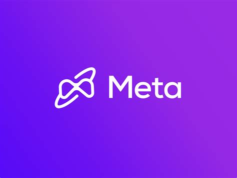 Meta Logo Recreation White Version By Redwan Munna On Dribbble