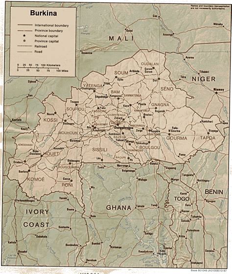 Burkina Faso Map Burkina Faso Africa Mappery