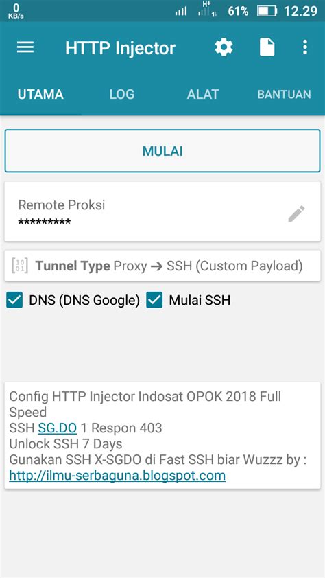 In order to setup openvpn manually on your preferred operating system, there are certain steps and files that are required to. Config Http Injector Indosat Februari 2018 Terbaru - Ilmu ...