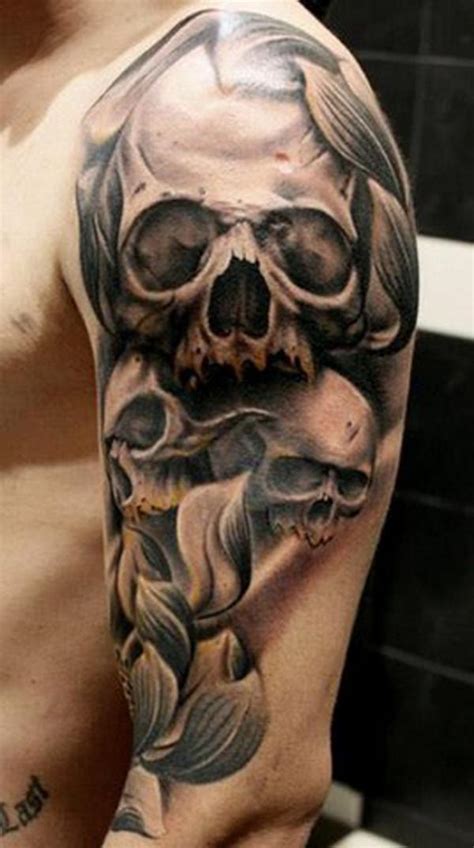Three Skulls Tattoo