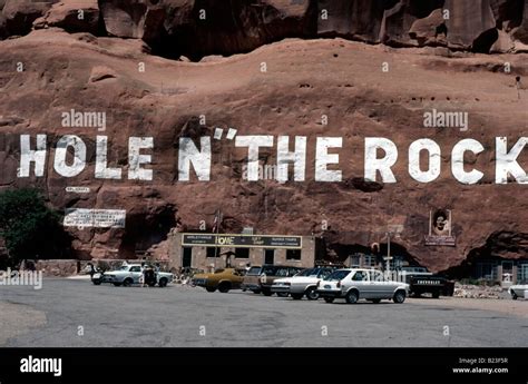 Hole In The Rock Tourist Attraction Highway 191 In Southern Utah Usa