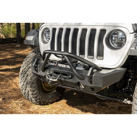 Rugged Ridge 1154032 Front Hd Bumper Stubby For 2018 2020 Jeep