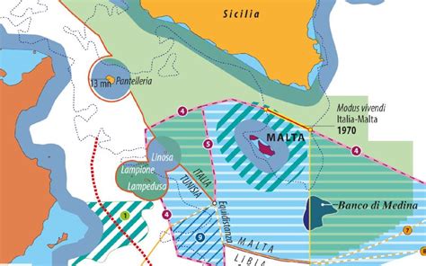 Carta Stretto Di Sicilia Canale Tra Italia Malta Tunisia E Libia Limes