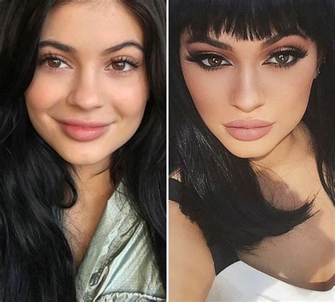 No lip kits in sight. Kardashian-Jenners with No Makeup: See How Different They ...