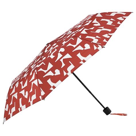 Knalla مظلة قابل للطي أحمر Ikea