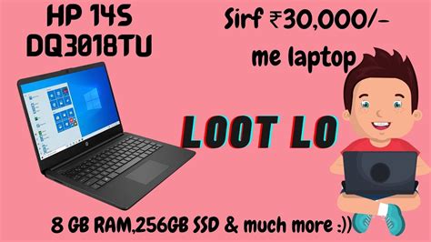 Hp 14s Dq3018tu Full Features Low Budget Laptop Only 30000