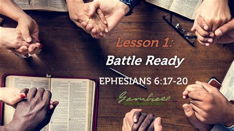 Battle Ready Ephesians 617 20 Youtube