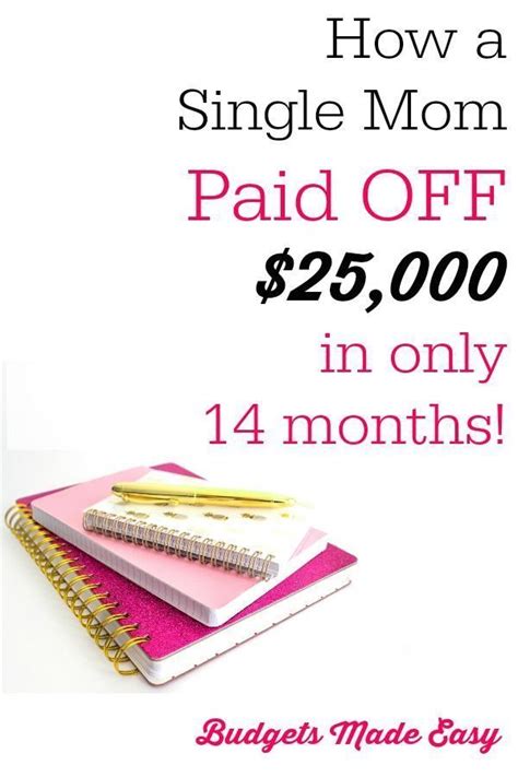 How I Paid Off 24 000 In 14 Months As A Single Mother Single Mom Budget Single Mom Finances
