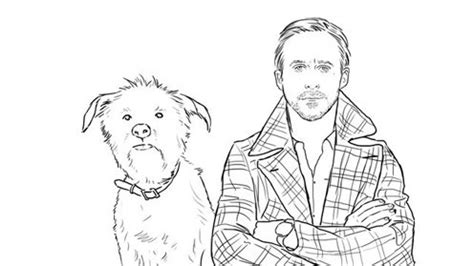 100% free coloring page of matt ryan. This Actually Exists: The Ryan Gosling Coloring Book | GQ