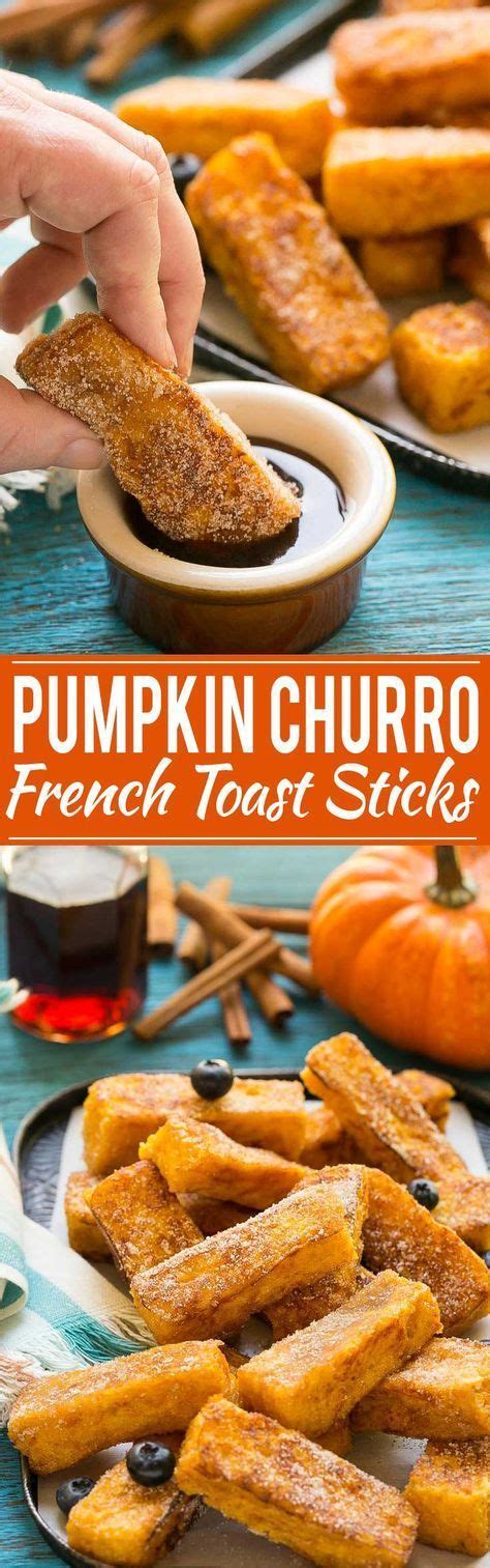 Light And Fluffy Pumpkin French Toast Sticks Coated In Cinnamon Sugar