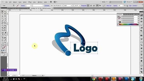 How To Create D Logo In Adobe Illustrator Tutorial Youtube