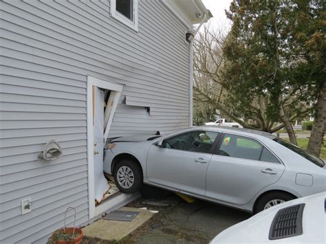 Video Report Car Crashes Into Building In Harwich