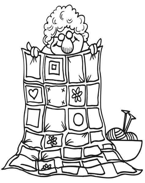 Barn Quilt Coloring Page Coloring Pages