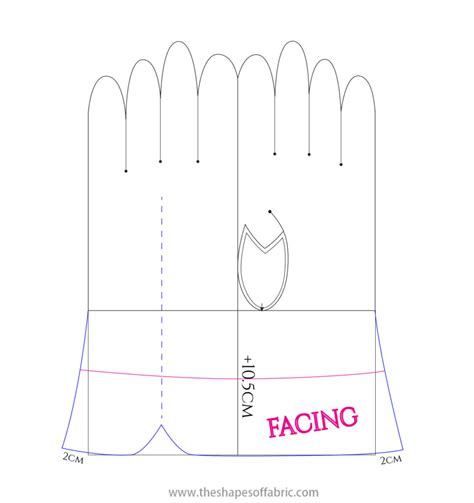 Glove Pattern Modification The Shapes Of Fabric