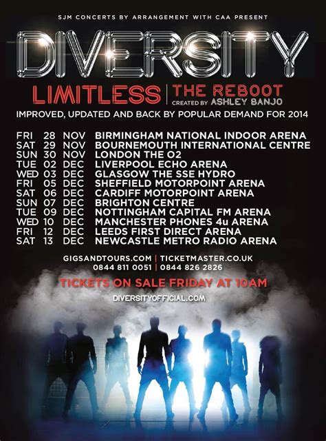 Diversity Announce New Uk Tour Limitless The Reboot
