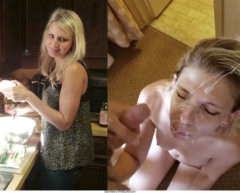 Wifebucket Dirty Wives Before And After The Big Facial