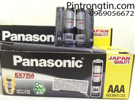 Pin Aaa Panasonic R03nt2s Chất Liệu Than Cacbon