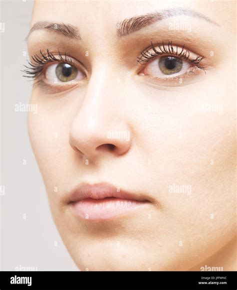 Beautiful Woman Face Stock Photo Alamy