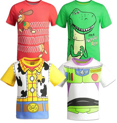 Buy Disney Pixar Toy Story Boys 4 Pack T Shirts Online At Desertcartoman