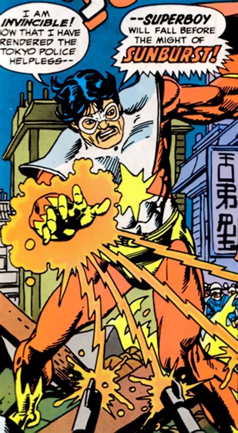 Sunburst Pre Crisis Dc Comics Superboy Japanese