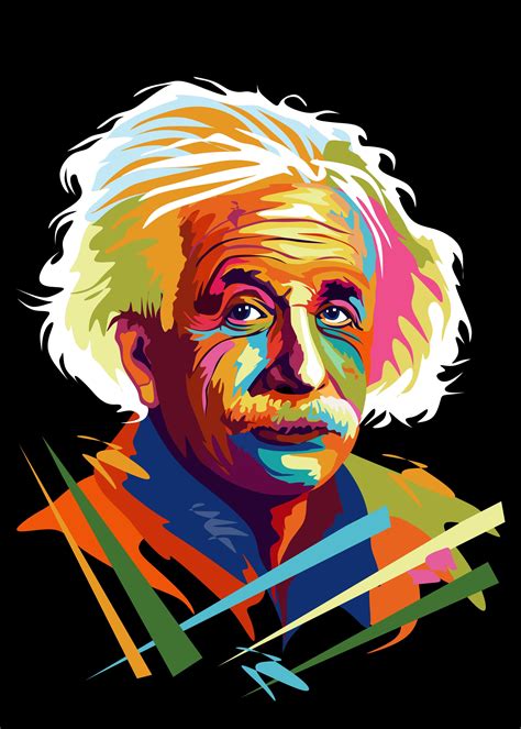 Albert Einstein In 2022 Pop Art Portraits Einstein Albert Einstein