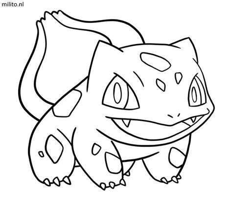Pokemon Bulbasaur Coloring Pages Pokemon Coloring Pages Monster