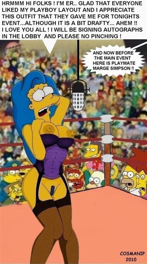 Rule 34 Breasts Clothes Color Crowd Female Human Indoors Marge Simpson Nipples Standing Tagme