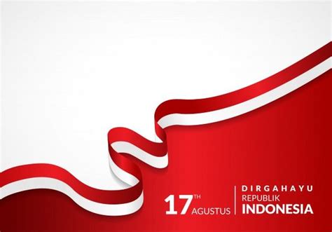 Premium Vector 17 August Indonesia Happy Independence Day Greeting