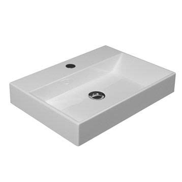 Très tendances, les vasques à poser avec robinets extérieurs s'affranchissent de l'encastrement. 79€ Vasque à poser Solo, blanc | Leroy Merlin | Vasque à ...