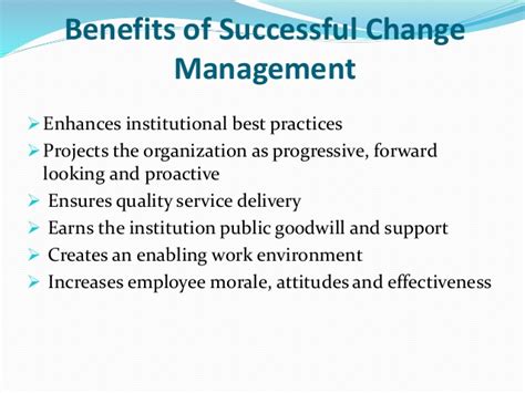 Managing Change Change Process Change Types And Challenges In Chang