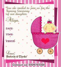 How powerful will that be? 10 Best baby naming ceremony invitation cards images ...