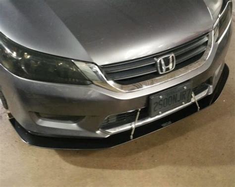 2013 2015 Honda Accord Sedan Front Splitter Ventus Autoworks