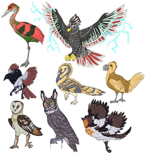 Mythical Birds By Cyclone62 On Deviantart
