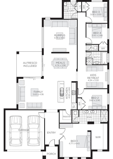 Eden Home Design Open Plan Single Storey Rawson Homes Mobile Home