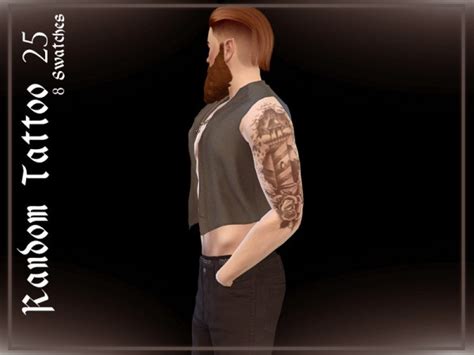 The Sims Resource Random Tattoo 25 By Reevaly • Sims 4 Downloads