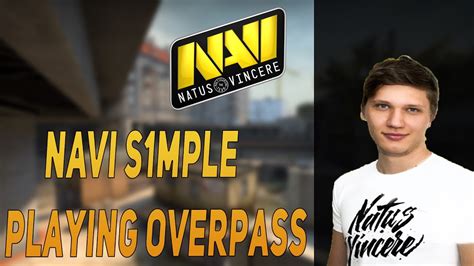 Navi S1mple Playing Csgo Faceit On Overpass Twitch Stream Youtube
