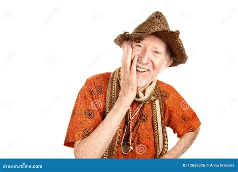 Laughing Senior Man Stock Photo Image Of Beard Senior 12658326