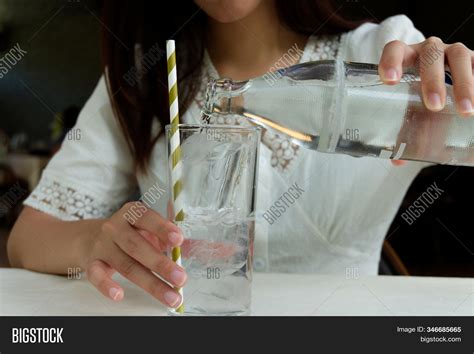Woman Pouring Water Image And Photo Free Trial Bigstock