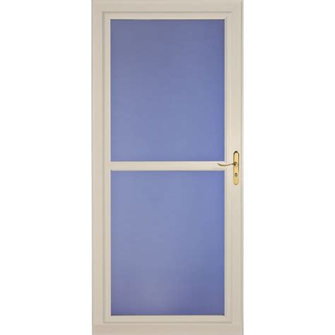 Larson Tradewinds Almond Full View Tempered Glass Retractable Screen