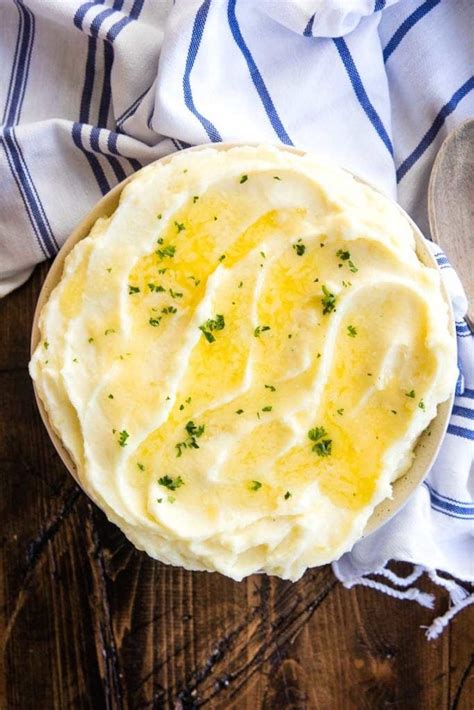 Instead of rice, mashed potatoes, which are so soft and malleable you can easily fold them around your choice of any kind of filling. The BEST Mashed Potatoes Recipe! - Julie's Eats & Treats